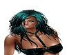 epic bluish black hair