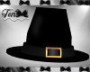 Pilgrim Hat Black Gold