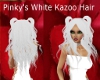 Pinkys White Kazoo Hair