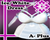 Ice/White Dress A Plus
