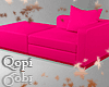 Deep Pink Small Couch