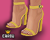 c. yellow heels