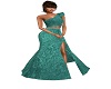 Teal Evening Gown