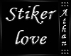 AT* Stiker Love