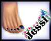 Dainty Feet Blue Toes