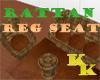 (KK)RATTAN REG SEATING