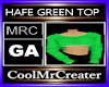 HAFE GREEN TOP