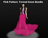 Pink Patterned Formal Gown Bundle