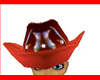 New Cowgirl Hat Red