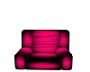 PINK AND BLACK RECLINER