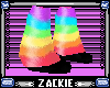 rainbow monster boots