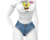 Spongebob White F