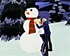 Christmas Frosty w/Kiss