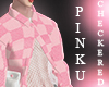 Pinku Checkered M