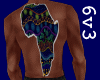 6v3| Africa Back Tattoo