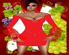 TD RED DRIVABLE DRESS