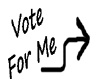 Vote For Me Sticker 2