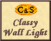 C&S Classy Wall Light
