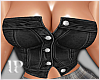Black Denim Corset