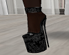 FG~ Black Lace Heels