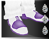 (I) White & Purple Shoes