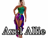 AA RAINBOW HOLE DRESS