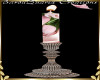 Candle romantic pink