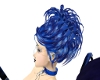 Cobalt Blue Updo Hair