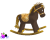 gold rockinghorse adult