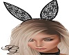 Black Lulu Bunny Ears