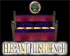 Elegant Plush Bench