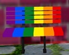 Rainbow  Bench