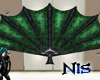 ~nis~ Green folding fan