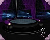 Purple and Black Hot Tub