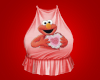 Elmo Valentines Crop Top