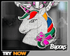 {B}Custom Iced Unicorn