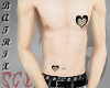 emo Chest Heart Tattoo 2