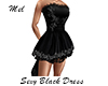 Sexy Black Dress RLS