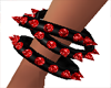 Ruby Spiked Bangles