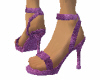 Purple Velvet heels