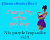 Nix purple leopardite sk