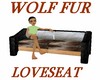 [BT]Wolf Fur Loveseat