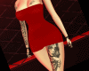 C. Tube Dress+Tattoo Red