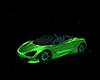 Green Neon Car
