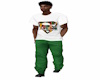 Green Casual Pants