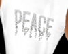Peace Shirt Cross White