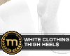 SIB - White Cloth Heels