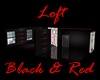 Loft Black & Red