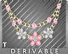 !!! Flowers Necklace