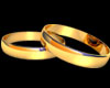 Wedding rings gold